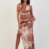 Amalfi maxi skirt
