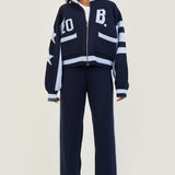 The Signature Knitted Bomber In Dusk