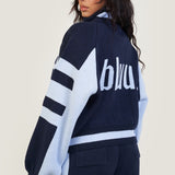 The Signature Knitted Bomber In Dusk