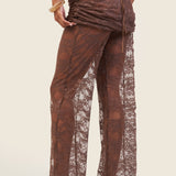 Ravello lace folder over trousers
