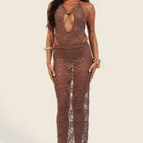 Ravello lace maxi skirt