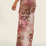 Amalfi maxi skirt
