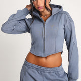 Slate Corset Hoodie