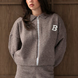 The Refined Wool Blend Bomber