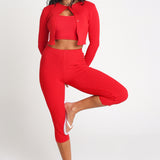 Cherry Cropped Cardigan
