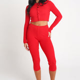 Cherry Cropped Cardigan