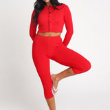Cherry Cropped Cardigan