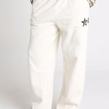 Camo wide leg joggers
