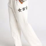 Camo wide leg joggers