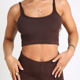 Espresso Crop Top