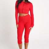 Cherry Cropped Cardigan