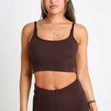 Espresso Crop Top