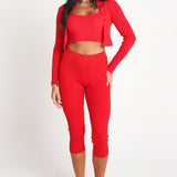 Cherry Cropped Cardigan