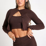 Espresso Crop Top