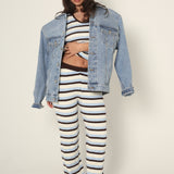 The Brooklyn Stripe Halter-neck Top