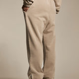 Latte Washed Straight Leg Jogger