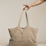 Latte Washed Tote Bag